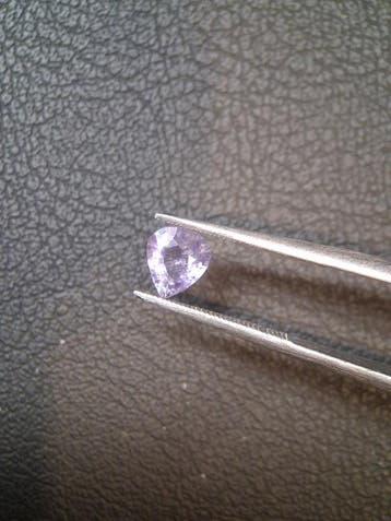 Natural Lavender Purple Sapphire – 0.715 ct – Pear Cut – Cey, Handtassen en Accessoires, Overige Accessoires, Verzenden, Nieuw