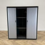 Gispen roldeurkast vv 2 legborden en sleutel (hxbxd), Gebruikt