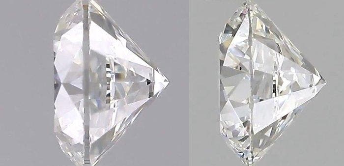 Sans prix de réserve - 2 pcs Diamant (Naturelle) - 0.81 ct -, Bijoux, Sacs & Beauté, Pierres précieuses