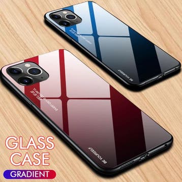 iPhone 12 Mini Hoesje Gradient - TPU en 9H Glas - Shockproof, Verzenden, Nieuw