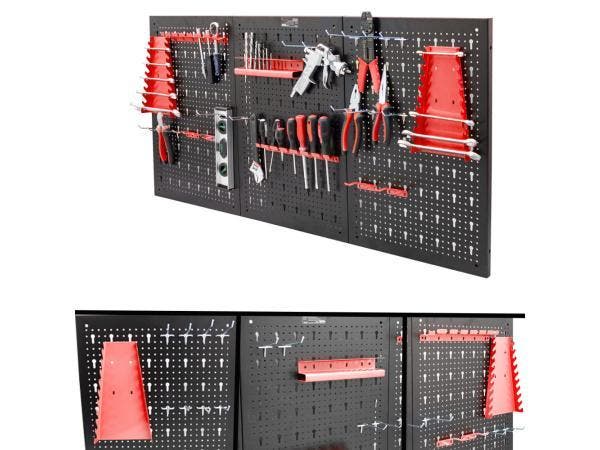 Veiling - Gereedschapsbord 3 delig incl. wandbevestiging, Bricolage & Construction, Outillage | Autres Machines