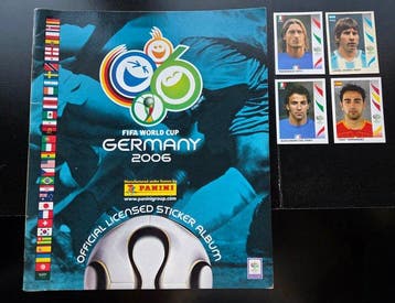 2006 Panini World Cup Messi ROOKIE, Francesco Totti, Xavi en