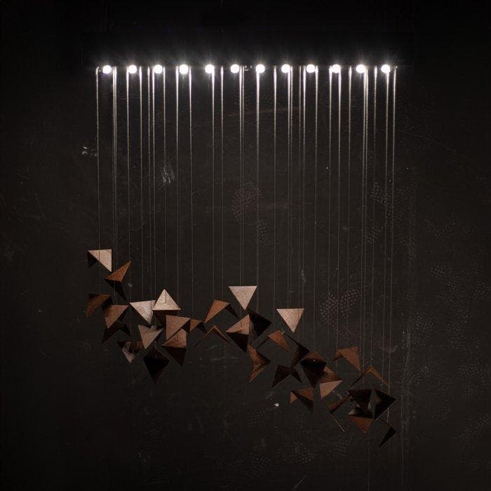 Gie El - Kroonluchter - Staal - VILINE rust LGH0841, Antiek en Kunst, Kunst | Designobjecten