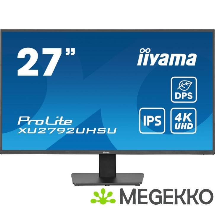 Iiyama ProLite XU2792UHSU-B6 27  4K Ultra HD IPS Monitor, Computers en Software, Overige Computers en Software, Nieuw, Verzenden