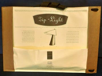Willnauer - Tafellamp - Zip-Light origineel verpakt - Leer +