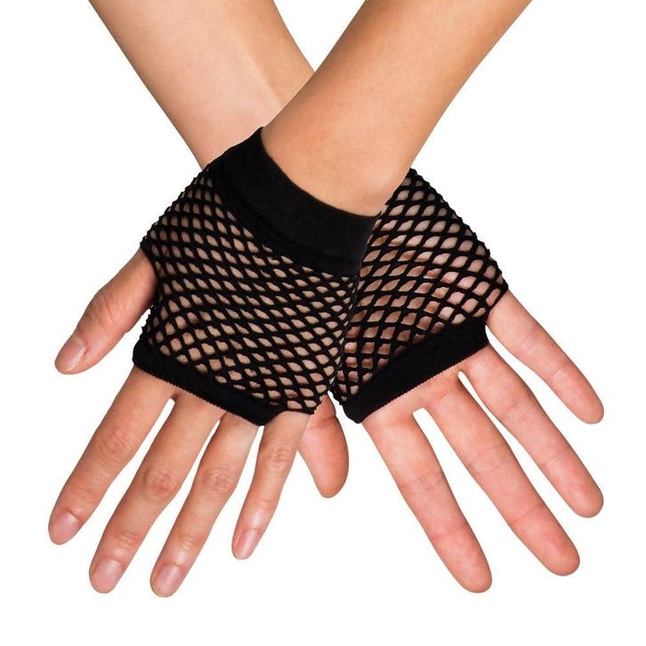 Handschoenen Visnet Zwart Kort, Hobby & Loisirs créatifs, Articles de fête, Envoi