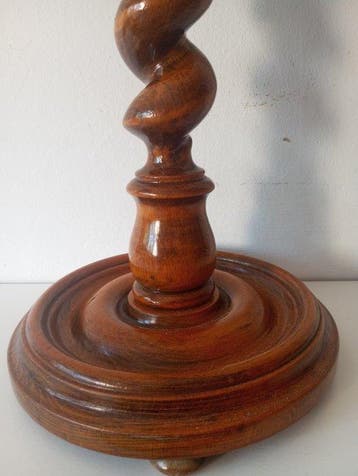 Table dappoint - Bois, solide - Piédestal ancien