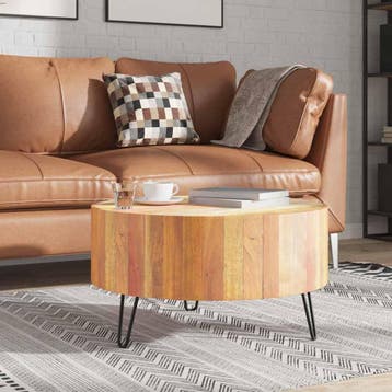 vidaXL Salontafel massief gerecycled hout, Verzenden, Nieuw
