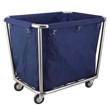 Wasgoedwagen | RVS | Afneembare Waszak | Wielen (Geremd) |, Verzenden