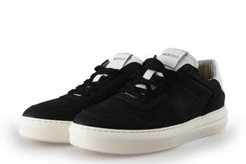 Manfield Sneakers in maat 42 Zwart, Manfield, Verzenden, Zwart, Zo goed als nieuw