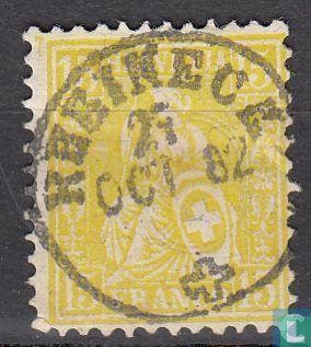 Zwitserland - Zittende Helvetia - 1881, Timbres & Monnaies, Timbres | Europe | Suisse, Envoi