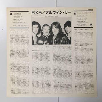 Ten Years After - Alvin Lee – “RX5” Japan Promo LP (1982) –, Nieuw in verpakking