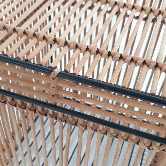 Rohé Noordwolde - Mand - Rattan, Metaal - Dutch MCM design, Antiek en Kunst, Antiek | Meubels | Stoelen en Sofa's