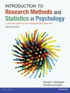 Introduction to Research Methods and Statistics in, Boeken, Verzenden, Zo goed als nieuw, McQueen Ron