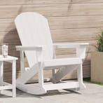 vidaXL Adirondack Schommelstoel Wit 92 x 73,5 x 92 cm HDPE, Verzenden, Nieuw