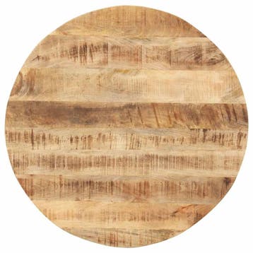 vidaXL Tafelblad rond 15-16 mm 50 cm massief mangohout, Verzenden, Nieuw