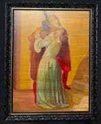 Italiaanse school (XX) - Il Bacio, da Hayez, Antiek en Kunst