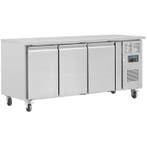 Koelwerkbank | U-SERIE | Energiezuinig | 417L | 3 Deuren, Verzenden