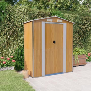 vidaXL Tuinschuur 192x108x223 cm gegalvaniseerd staal, Tuin en Terras, Verzenden, Nieuw