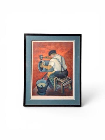 Louis Toffoli (1907-1999) - Chaudronnier-signé et dédicacé