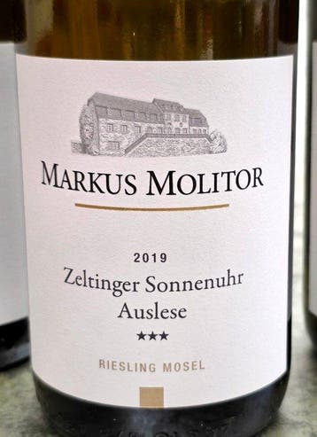 2019 Markus Molitor Zeltinger Sonnenuhr Goldene Kapsel -, Nieuw