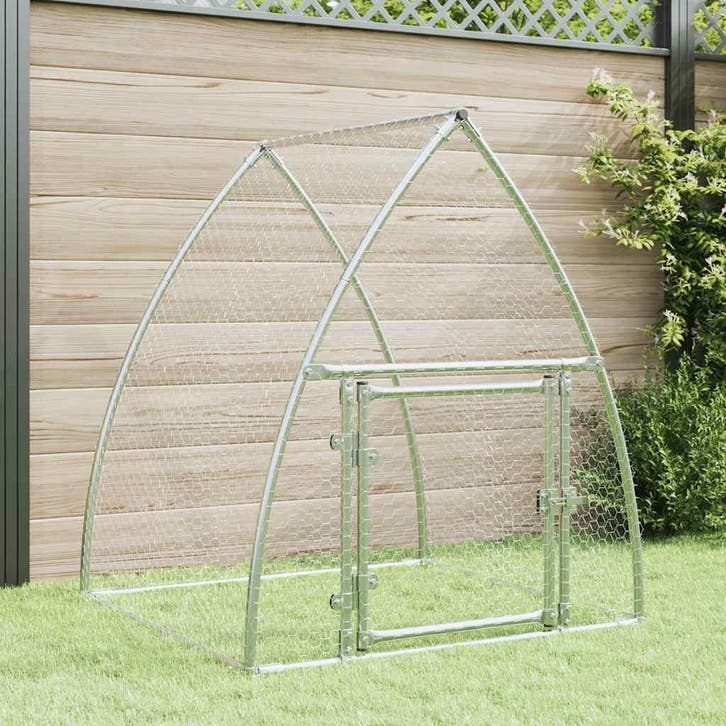 vidaXL Kippenhok 100x105x120 cm gegalvaniseerd staal, Dieren en Toebehoren, Knaagdieren en Konijnen | Hokken en Kooien, Nieuw