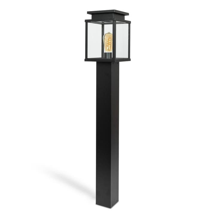 Tuinverlichting Modern Leicester Tuinlamp Zwart 100cm, Jardin & Terrasse, Éclairage extérieur, Envoi