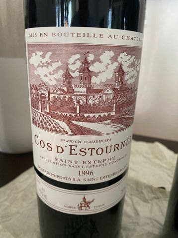 1996 Château Cos d‘Estournel - Saint-Estèphe Grand Cru, Verzamelen, Nieuw