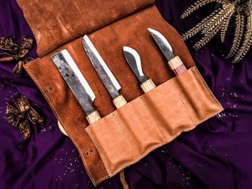 Japenese Santoku Handmade Chef knives set For Daily use Best