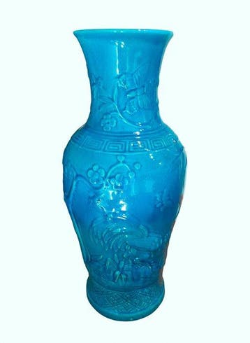 Faïencerie de LONGWY - HUART Frères - Vaas - Vaas LONGWY, Antiquités & Art, Antiquités | Verre & Cristal