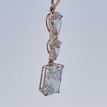 Zonder minimumprijs - Hanger - 14 karaat Geel goud - 2.10ct.