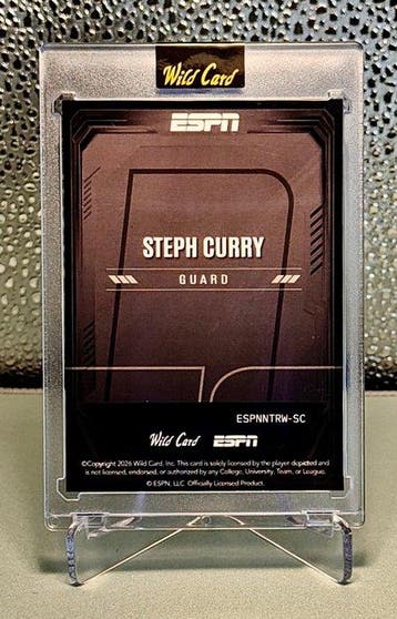 Wild Card Steph Curry 1/1 Enige exemplaar/uniek exemplaar -, Verzamelen, Nieuw