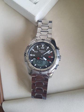Tissot - Tissot T-Touch II Titanium T047420A - Saphir, Bijoux, Sacs & Beauté