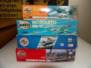 Airfix 1:48 - Avion miniature (4) - ROYAL AIR FORCE ., Nieuw
