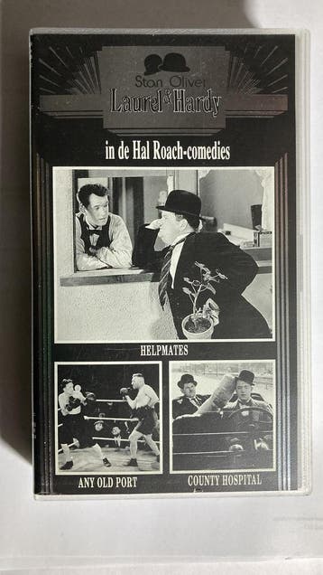 LAUREL & HARDY IN DE HAL ROACH-COMEDIES HELPMATES / ANY OLD, Gebruikt