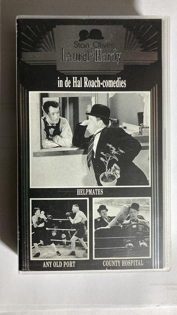 LAUREL & HARDY IN DE HAL ROACH-COMEDIES HELPMATES / ANY OLD, Cd's en Dvd's, VHS | Film, Gebruikt