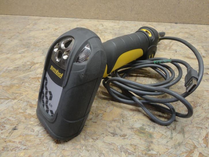 Symbol LS3408-ER20005R Rugged laser Long range 1D USB, Computers en Software, Scanners, Gebruikt, Ophalen of Verzenden