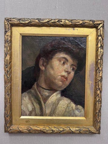 Nicola Biondi (1866-1929) - Ritratto di Donna