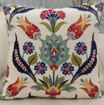 Wandtapijt (4) - 43 cm - 43 cm - Geweven wandtapijt-kussens