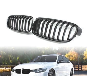 CALANDRES BMW F30 F31 LOOK M PERFORMANCE NOIR BRILLANT, Auto-onderdelen, Verzenden, Nieuw