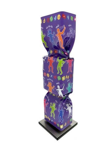 Michael Daniels - PopArt Communications - Haring - Purple, Antiek en Kunst