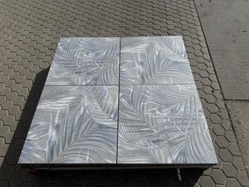 Veiling - 20,16 M2 Keramische Tegel Decor Blue Flower 60x60x