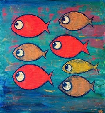Denis Kuvayev (1971) - Goldfish went to spawn - XL