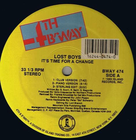 Lost Boys - Its Time For A Change, Cd's en Dvd's, Vinyl | Pop, Gebruikt, Verzenden