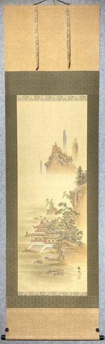 Paar Japanse hangende rollen: Tani Bunch & Ohara Koson -