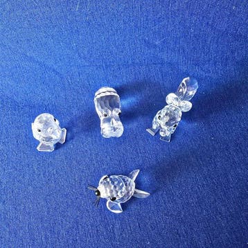 Swarovski - Figurine - Nijlpaard klein, eendenkuiken,