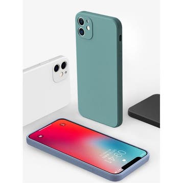 iPhone 6 Plus Square Silicone Hoesje - Zachte Matte Case, Verzenden