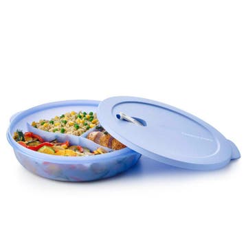 Tupperware CrystalWave Vakjesbord Blauw / Paars, Verzenden