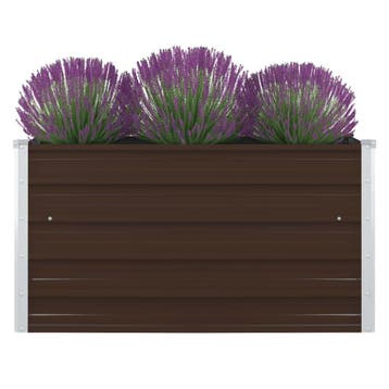 Gegalvaniseerde Plantenbak 100x100 | Tweede kansje | OP = OP, 100 cm of meer, Verzenden, Vierkant, Zo goed als nieuw
