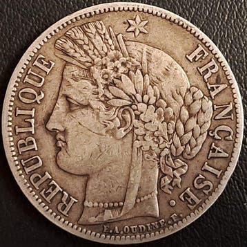 France. 5 Francs 1851-A Cérès (Sans prix de réserve), Postzegels en Munten